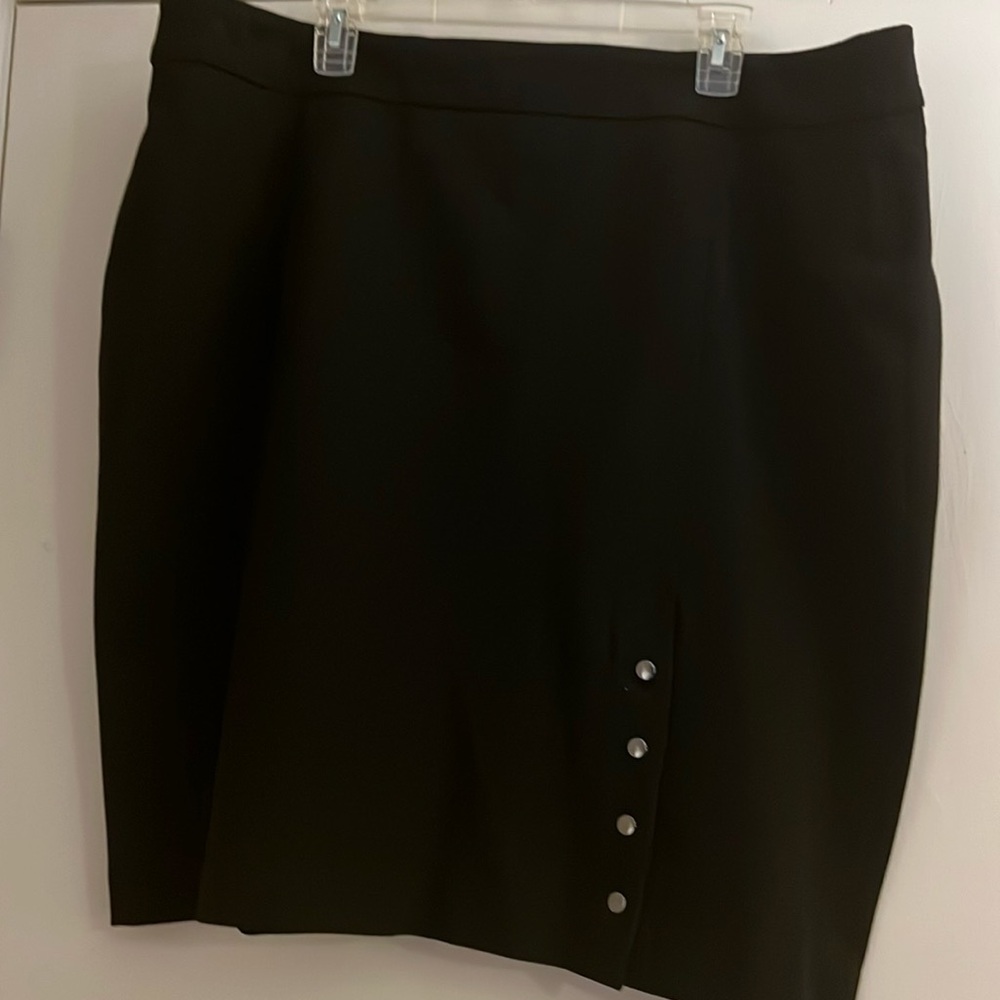 NWT Black Calvin Klein knit skirt 20w